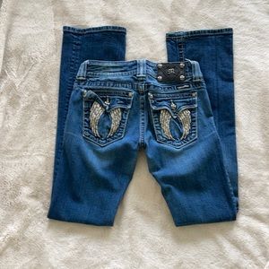 Miss Me bootcut size 27 jeans jp5082b12